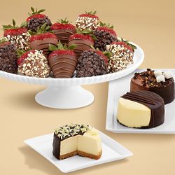 Dipped Cheesecake Trio and Full Dozen Father's Day Strawberries