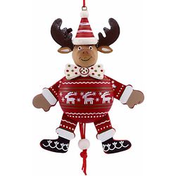 Jumping Jack Reindeer Christmas Ornament