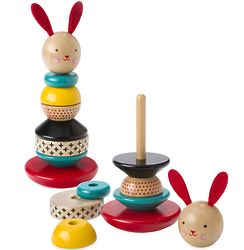 Wooden Stacking Bunny Toy