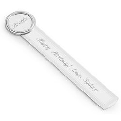 Personalized Silver-Plated Bookmark
