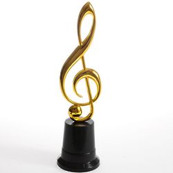 Treble Clef Music Trophy