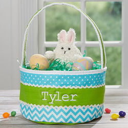 Easter Fun Embroidered Soft Basket