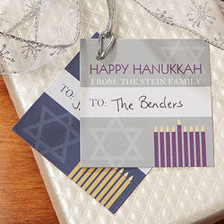 Personalized Hanukkah Gift Tags
