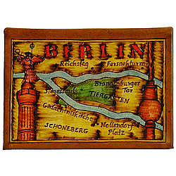 Berlin Map Leather Photo Album