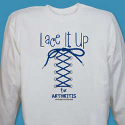 Lace It Up Arthritis Awareness Long Sleeve Shirt