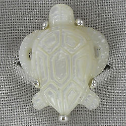 Mother-of-Pearl Turtle Ring