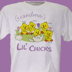 Lil' Chicks Personalized Easter T-Shirt