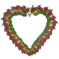 Handcrafted Metal Heart Wreath