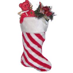 Candy Striped Christmas Stocking