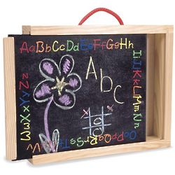 Reversible Travel Chalkboard and Whiteboard