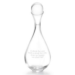 Personalized Classic Wine Decanter with Stopper