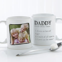 Definition of a Dad or Grandpa Personalized Coffee Mug