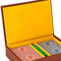 Lizard Leather Travel Game Set