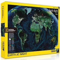 Earth at Night 1000 Piece Jigsaw Puzzle