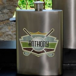 Personalized Guy's Party Flask