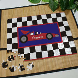 Personalized Racecar Jigsaw Puzzle