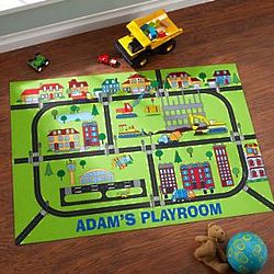 Personalized Busy Builder Playmat