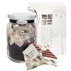 Valentine's Day Love Jar of Messages in Mini Envelopes