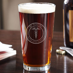 Medical Arts Personalized Pint Glass