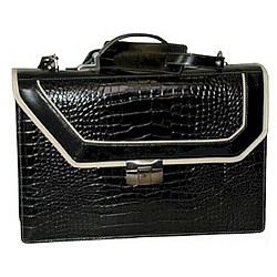 Italian Leather Calfskin Briefcase
