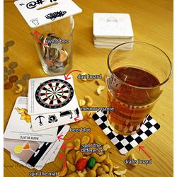 Bar Games Drink Coasters