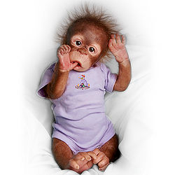 Little Risa Baby Orangutan Doll