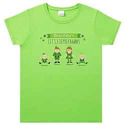 Personalized Her Favorite Leprechauns Large T-Shirt