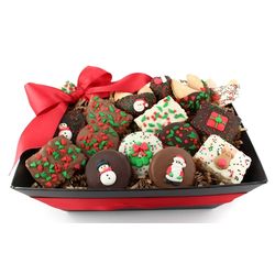 Christmas Chocolate Dipped Gourmet Gift Basket
