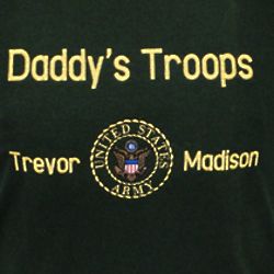 Personalized Army Family T-Shirt