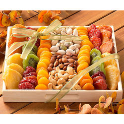 Dried Fruit and Nut Sampler Gift Tray