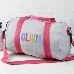 All Mine Personalized Girl's Duffel Bag