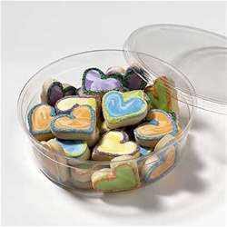 Colored Mini Hearts Cookies