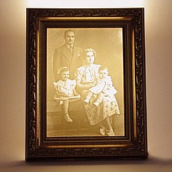 Personalized Family Photo Illuminated Lithophane