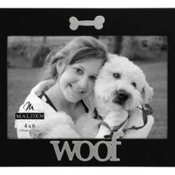 Black Woof Dog Photo Frame