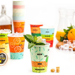 Cocktail Party Cups with Measurement Markers
