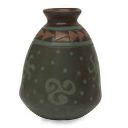 Aztec Stars Ceramic Decorative Vase