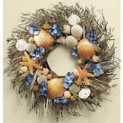 Coastal Seashell Wreath