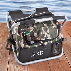 Personalized Camo Seat Beverage Cooler for Groomsmen