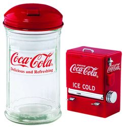 Retro Coca-Cola Diner Sugar and Toothpick Dispensers