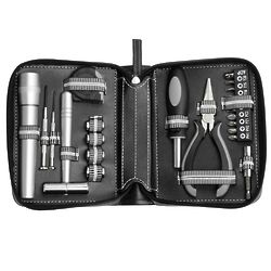 Fix It Tool Set in Personalized Leather-Bound Case