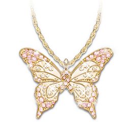 Butterfly Of Hope Pendant Necklace