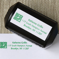 Celtic Knot Address Rubber Stamper
