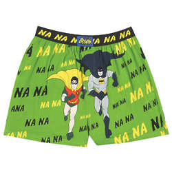 Na Na Na Na Batman and Robin Boxer Shorts with Cape