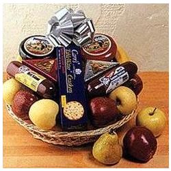 Deluxe Centerpiece Gourmet Fruit Gift Basket