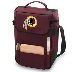 Washington Redskins Insulated 2-Bottle Wine and Cheese Tote