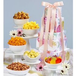 Fancy Floral 5-Tier Gift Tower