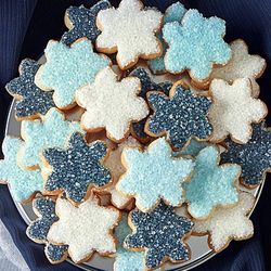 Snowflake Fancy Decorated Cookies