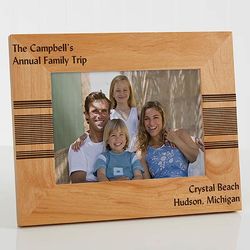 Any Personalized Message Wood Picture Frame