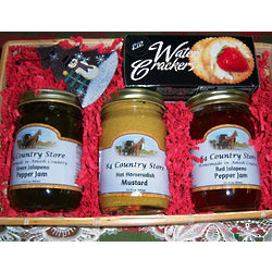 Hot! Hot! Hot! Spicy Jams & Mustard Gift Basket