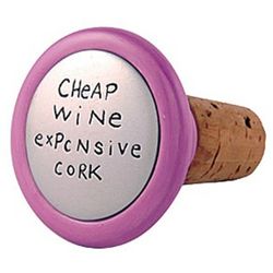 Cheap Wine Expensive Cork Wine Stopper